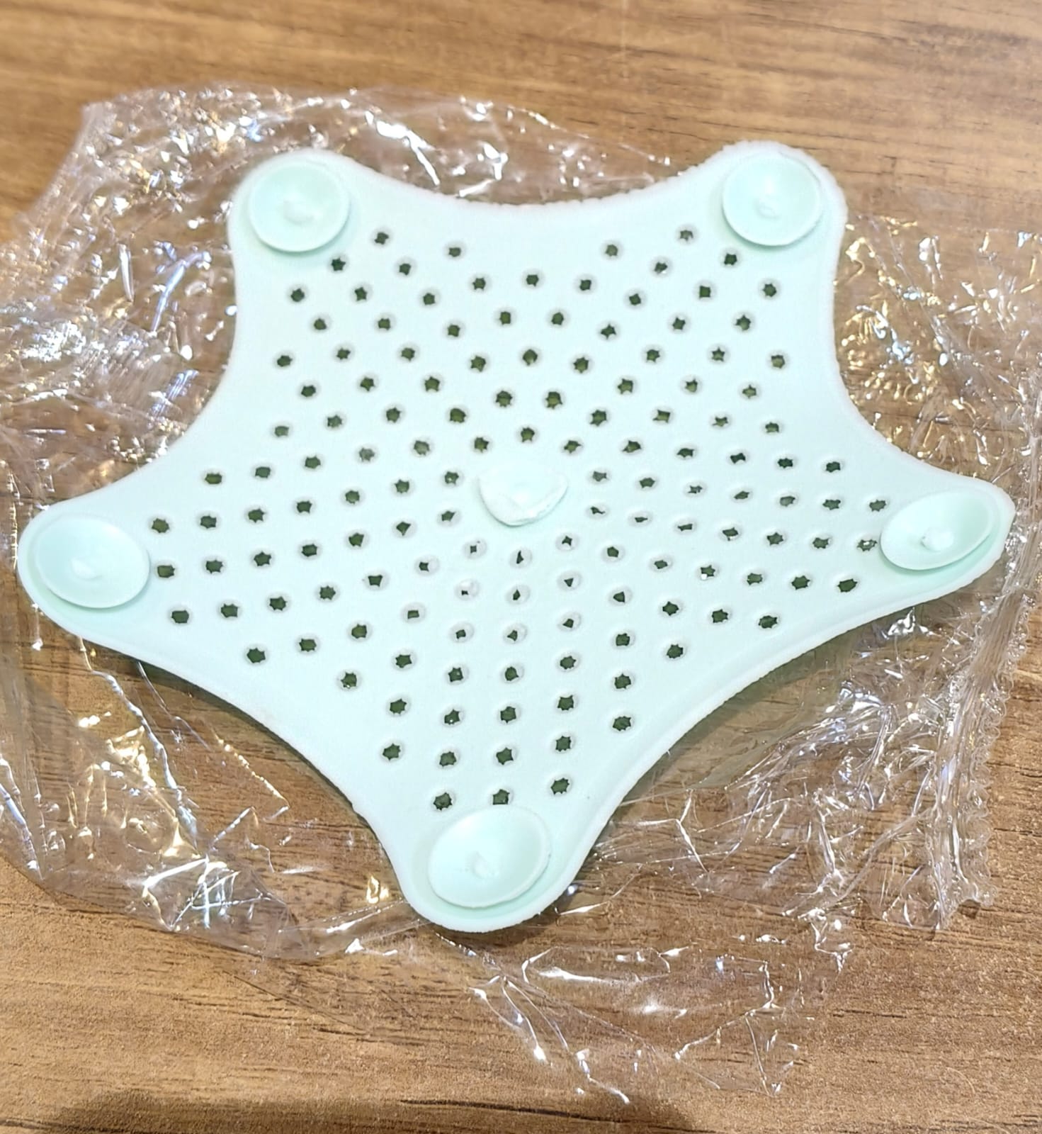 Mint Green Silicone Star Shaped Sink Filter Bathroom Hair Catcher Drain Strainers for Basin Mint Green Silicone Star Shaped Sink Filter Bathroom Hair Catcher Drain Strainers for Basin